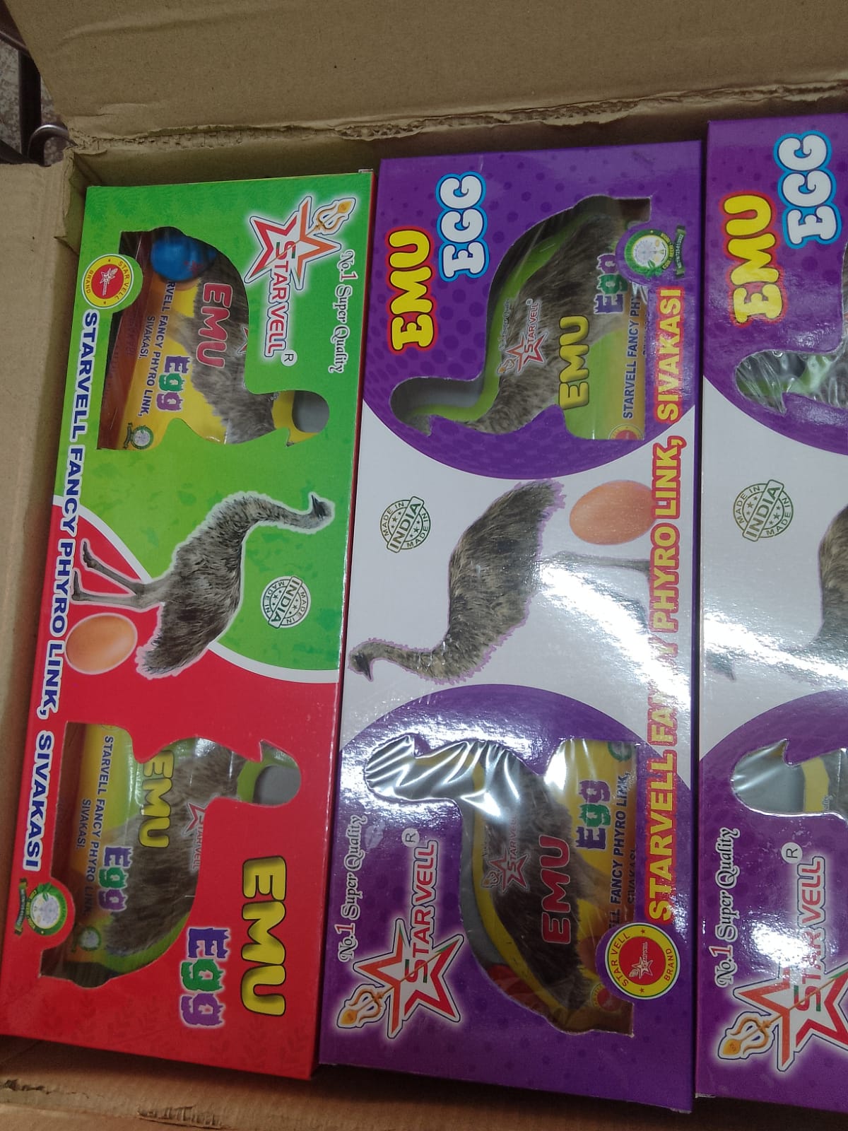 Krish Crackers EMU EGG - Fountain with Egg